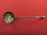 Ball End by George Sharp Sterling Silver Oyster Ladle GW Shell Bowl BC 11"