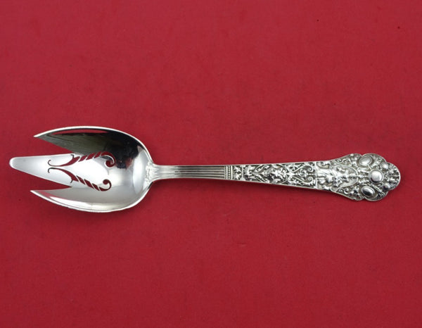 Medici Old by Gorham Sterling Silver Condiment Spoon Hand Pierced Unusual 6 7/8"