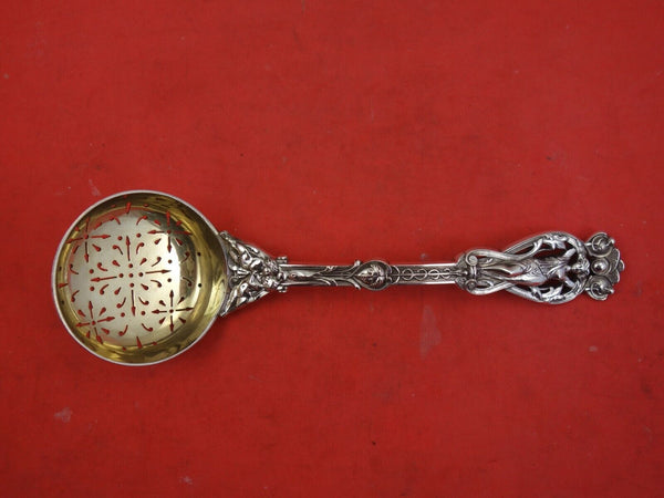 Goldsmiths & Silversmiths English Sterling Silver Sugar Sifter GW Cast Woman