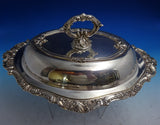 Grande Baroque by Wallace Silverplate Vegetable Bowl w/ Removable Handle (#8640)