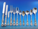 American Beauty by Shiebler Sterling Silver Flatware Set 12 Service 135 pc Din