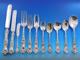 American Beauty by Shiebler Sterling Silver Flatware Set 12 Service 135 pc Din