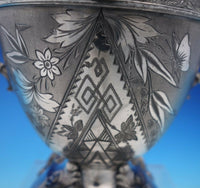 Japanese by Simpson Hall Miller and Co Silverplate Sugar Creamer Set 2pc (#4639)