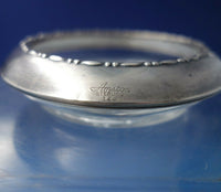 Georgian Bead by Amston Sterling Silver and Crystal Coaster 3 1/4" #144 (#5723)