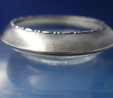 Georgian Bead by Amston Sterling Silver and Crystal Coaster 3 1/4" #144 (#5723)