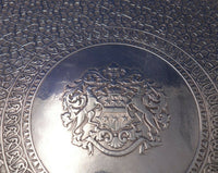 Paul Storr English Victorian Sterling Silver Tray Chased 21" #122 (#6481)