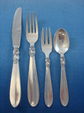 Princess Fuchsia by Frigast Sterling Silver Flatware Dinner Set Service 109 Pcs