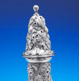 Rose by Stieff Sterling Silver Salt and Pepper Shaker Set 2pc #12A (#8904)