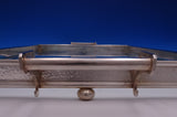 George Henckel Arts and Crafts Sterling Silver Glass Serving Tray #121H (#9035)