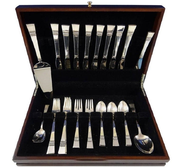 Diadem by Reed & Barton Sterling Silver Flatware Service Set 36 PC Modern Prip
