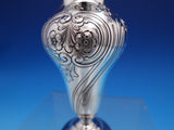 Floral by Shreve Sterling Silver Salt Dip and Pepper Shaker Set 2pc (#7768)