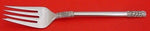 Aegean Weave Plain By Wallace Sterling Silver Cold Meat Fork 8 5/8" Flatware