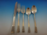 Columbine by Lunt Sterling Silver Flatware Service For 8 Set 59 Pieces