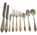 Clinton by Tiffany and Co Sterling Silver Flatware Set 8 Service 74 Pcs Dinner