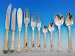 Queens by Sheffield English Silverplated Flatware Set Service 125 pieces Dinner