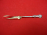 Charles II by Dominick and Haff Sterling Silver Strawberry Fork Gold Washed 5"