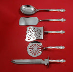 Violet by Wallace Sterling Silver Brunch Serving Set 5pc HH WS Custom Made