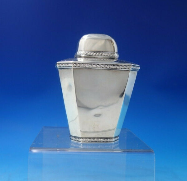 Gadroon by Black Starr and Frost Sterling Silver Tea Caddy #43 5" x 4" (#6053)