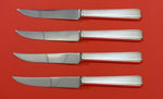 Modern Classic by Lunt Sterling Silver Steak Knife Set 4pc HHWS Custom 8 1/2"