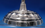 Handmade Hand Hammered Buccellati Italian Sterling Silver Candlestick Pair #7373