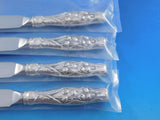 Lily of the Valley by Whiting Sterling Silver Steak Knife Set 4pc HHWS Custom