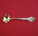 Comstock by Vanderslice Sterling Silver Salt Spoon Master Gold Washed 3 3/4"