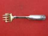 Finland Silver Sardine Tong GW tines shell pattern .813 silver 5"