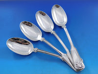 Shell & Thread by Tiffany and Co Sterling Silver Serving Spoon Set 4 pcs 8 1/2"