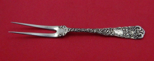Dresden by Watrous Sterling Silver Strawberry Fork Two Tine 4 1/8"