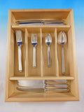 Oak Leaf by Old Newbury Crafters Sterling Silver Flatware Set 25 Pieces Dinner