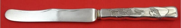 Lap Over Edge Acid Etched by Tiffany and Co Sterling Dessert Knife HHAS Mushroom