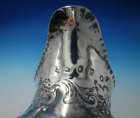 English Georgian Sterling Silver Creamer Repoussed Landscape Fox Birds (#5518)