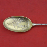 Rocaille by Gebrüder Reiner German 800 Silver Ice Cream Spoon Gold-washed BC