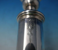 Webster Sterling Silver Candlestick Bright-Cut 12" x 3 1/4" c.1930 (#5644)
