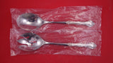 Alencon Lace by Gorham Sterling Silver Salad Serving Set WS original 12" New