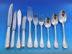 Albi by Christofle France Sterling Silver Flatware Service for 8 Set 88 pieces