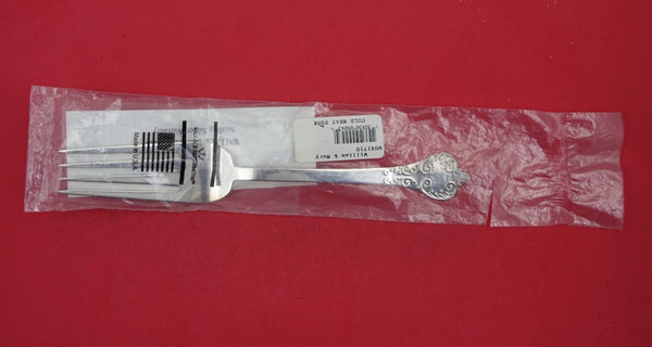 William and Mary by Wallace Sterling Silver Cold Meat Fork 9" New Serving