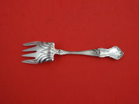 Meadow Rose by Wallace Sterling Silver Dessert Fork large fluted 5 1/4"