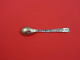 Lap Over Edge Mixed Metals by Tiffany Sterling Demitasse Spoon w/ leaves  4 3/4"