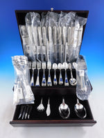 Palatina by Wallace Italy Sterling Silver Flatware Set 12 68 pcs Dinner Unused