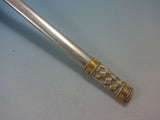 Aegean Weave Gold by Wallace Sterling Silver Flatware Set 8 Service 35 Pieces
