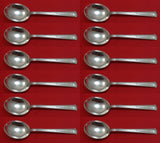 Pantheon by International Sterling Silver Gumbo Soup Spoon Set of 12 pcs 7 1/8"