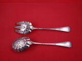 Hindostanee by Gorham Sterling Silver Salad Serving Set BC design in bowl 9 1/2"