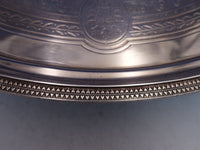 Beekman by Tiffany and Co Sterling Silver Serving Tray BC w/Flowers Footed #8179