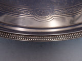 Beekman by Tiffany and Co Sterling Silver Serving Tray BC w/Flowers Footed #8179