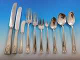 Carthage by Wallace Sterling Silver Flatware Set 12 Service 124 Pcs Dinner Chest