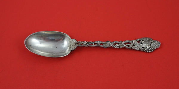Chased and Pierced Vine by Thomas William Dobson Sterling Dinner Spoon 8 3/4"
