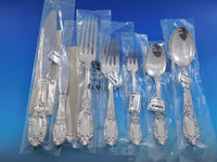 King Richard by Towle Sterling Silver Flatware Set Service 93 pcs Dinner Unused