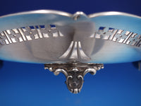 English Sterling Silver Candy Dish Oval Pierced by Walker & Hall c1927 (#6953)