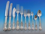 Marlborough by Reed & Barton Sterling Silver Flatware Set Service Dinner 85 pcs